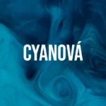 cyanová